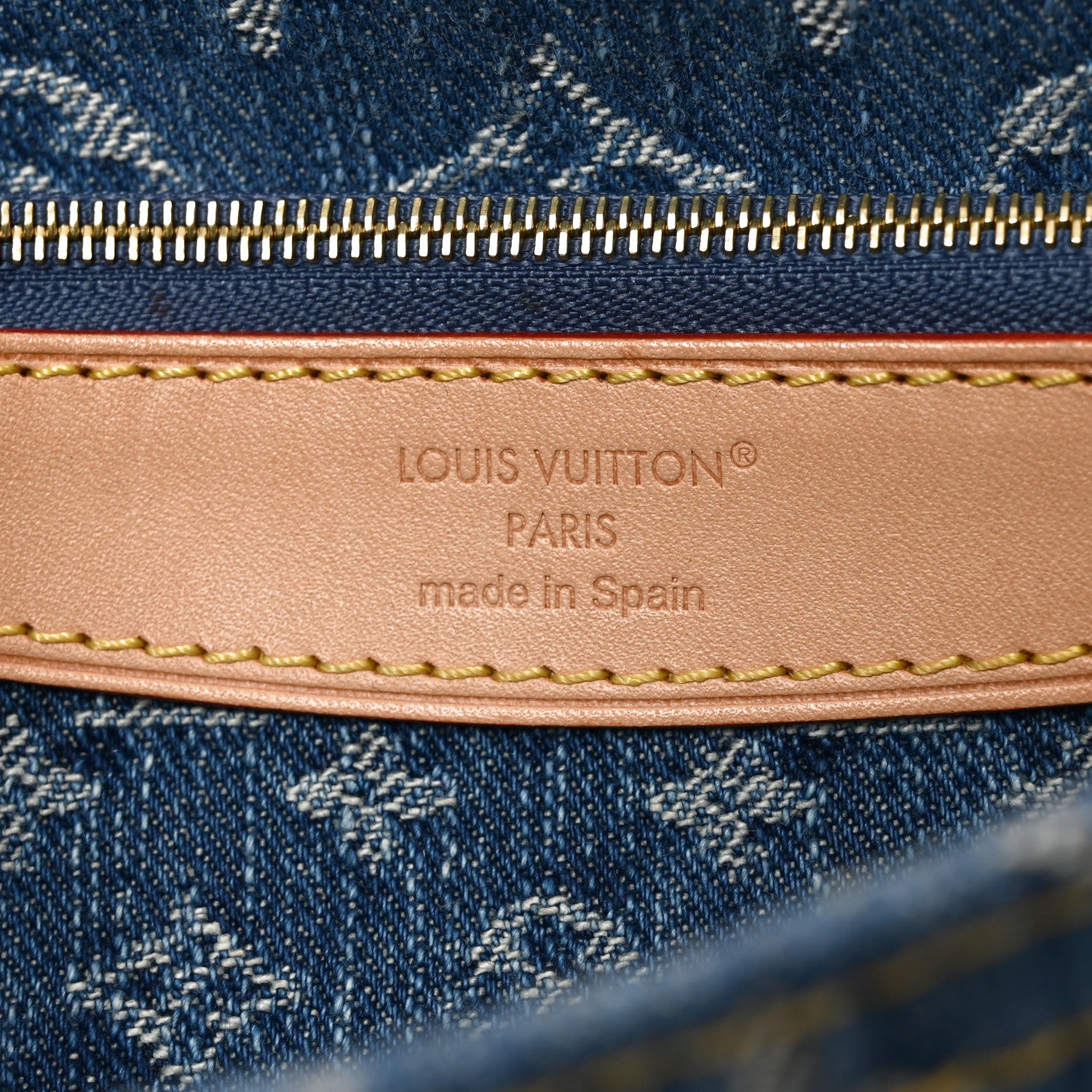 Louis Vuitton Monogram Denim Diane Blue 6 of 10