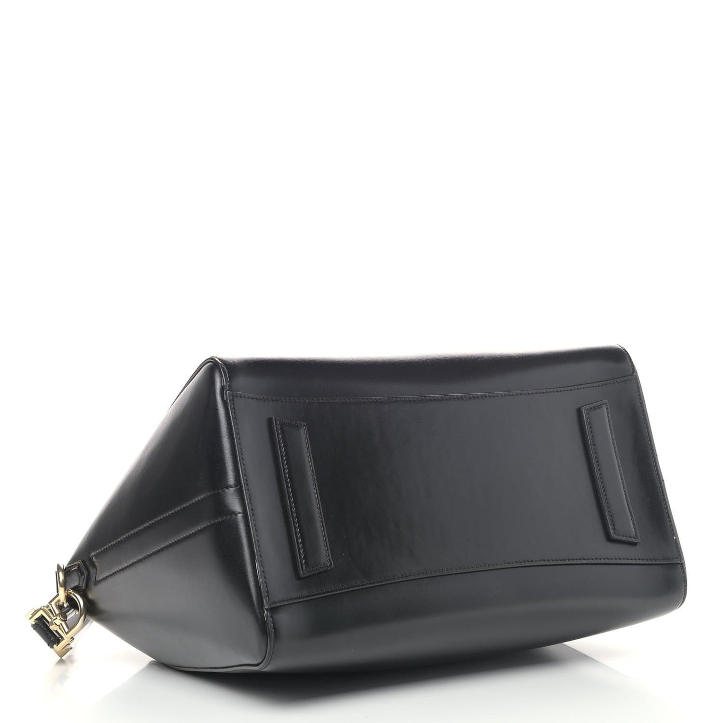 Shiny Lord Calfskin Medium Antigona Black