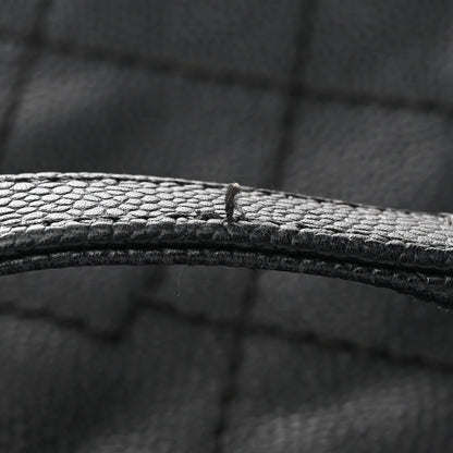Chanel Grained Calfskin Quilted Small Daily Shopping Tote Black 17 of 19