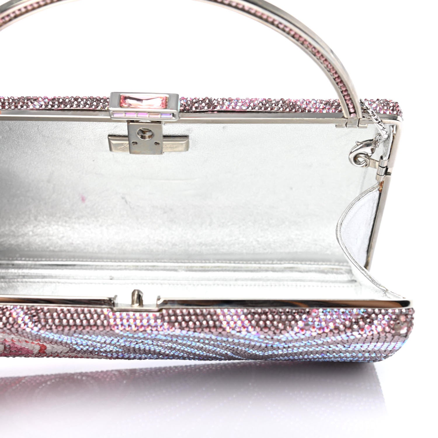 Judith Leiber Swarovski Crystal Minaudiere Clutch Multicolor 4 of 4