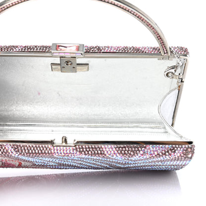 Judith Leiber Swarovski Crystal Minaudiere Clutch Multicolor 4 of 4