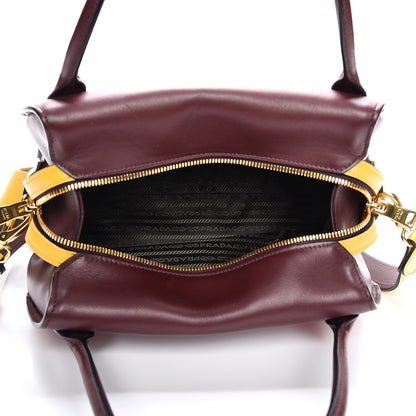 Prada City Calf Ribbon Bowling Bag Fire Engine Red 6 of 9
