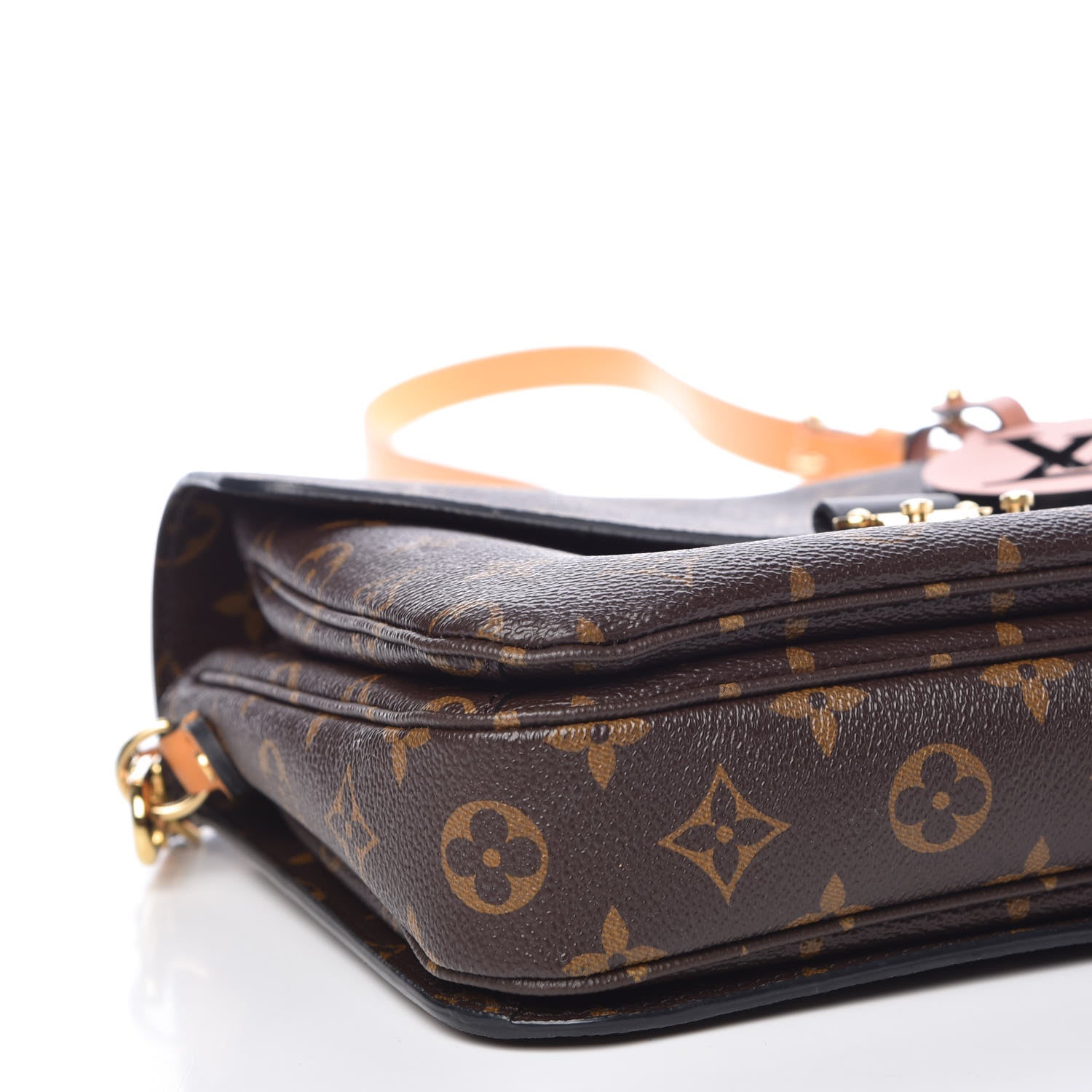 Louis Vuitton Monogram Braided Pochette Metis Coquelicot 7 of 8