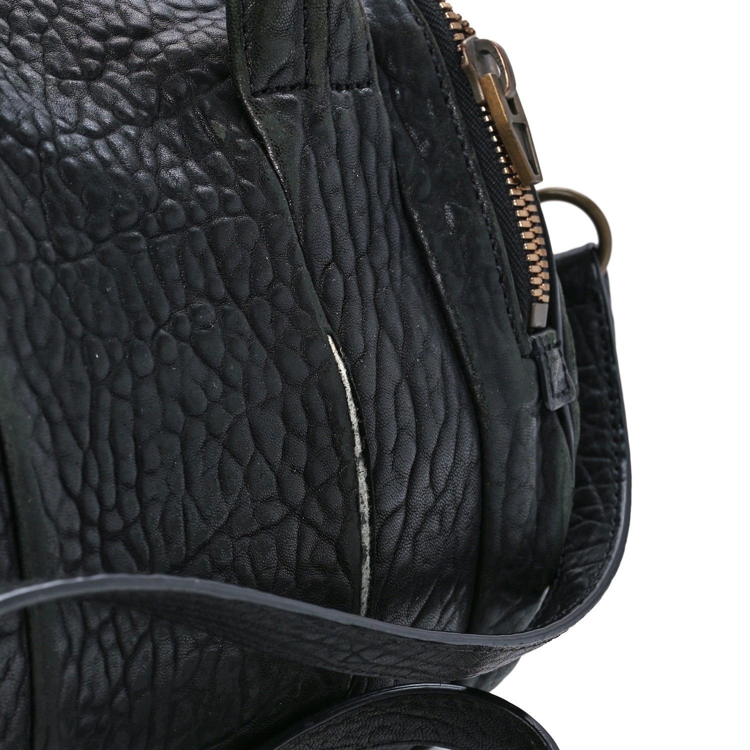 Alexander Wang Pebbled Lambskin Rockie Black Antique Brass Hardware 11 of 11