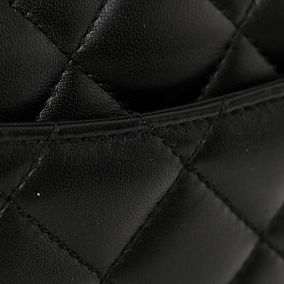 Chanel Lambskin Quilted Mini Trendy CC Dual Handle Flap Bag Black 12 of 14