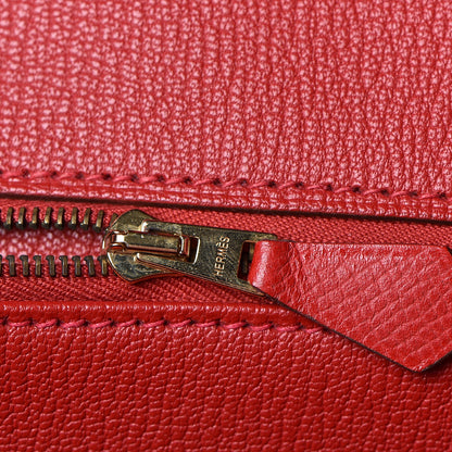 Hermes Epsom Birkin 35 Rouge Casaque 13 of 44