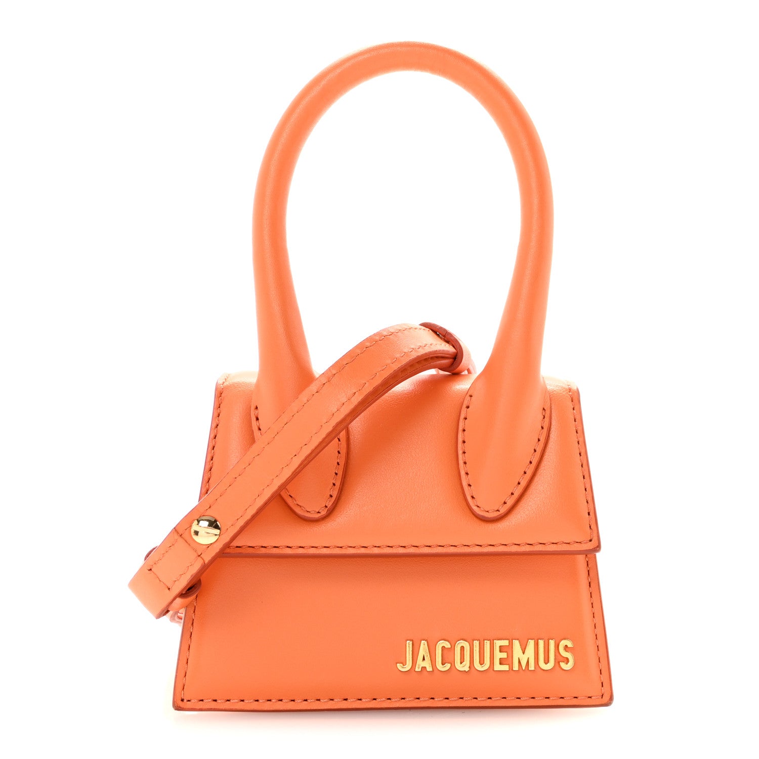 Jacquemus Smooth Calfskin Le Chiquito Orange 1 of 9
