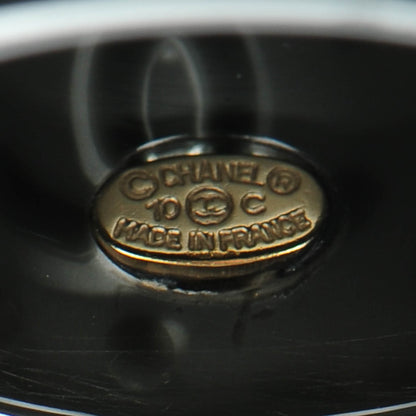 Chanel Resin Pearl CC Ring Black 7 5 of 5