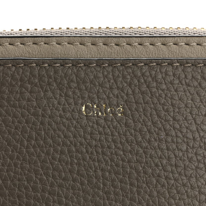 Chloe Grained Calfskin Purse Wallet Motty Grey 6 of 9