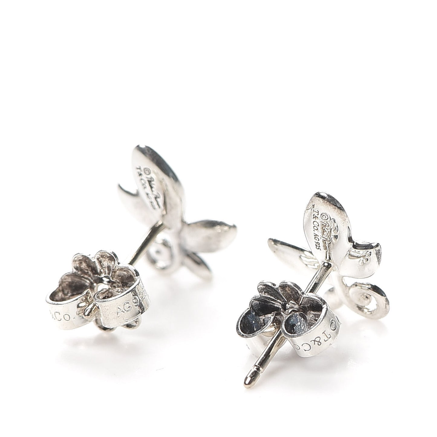 Sterling Silver Paloma Picasso Olive Leaf Earrings