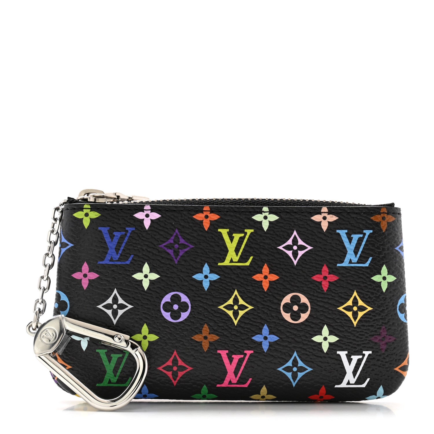 Louis Vuitton LV X TM Monogram Multicolor Key Pouch Black 1 of 7