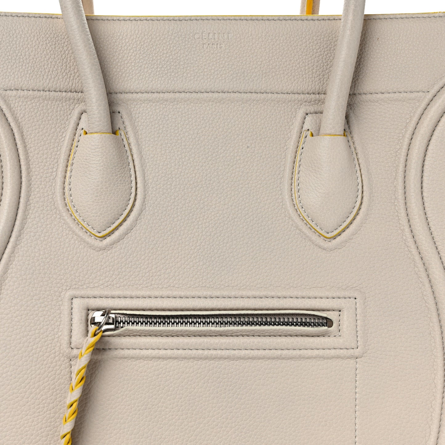 Grained Calfskin Medium Phantom Luggage Powder