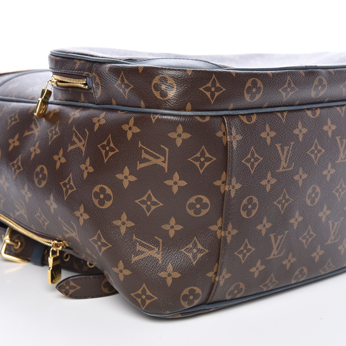 Monogram Cuir Slate Backpack Blue