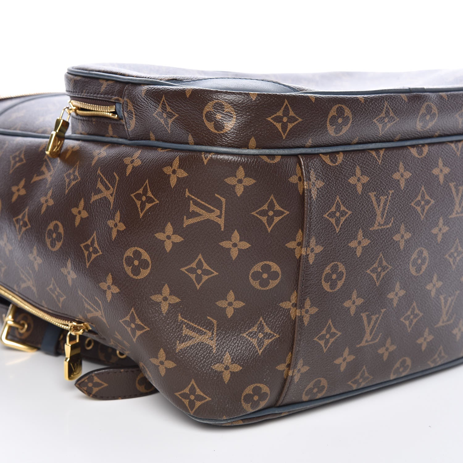 Louis Vuitton Monogram Cuir Slate Backpack Blue 9 of 10
