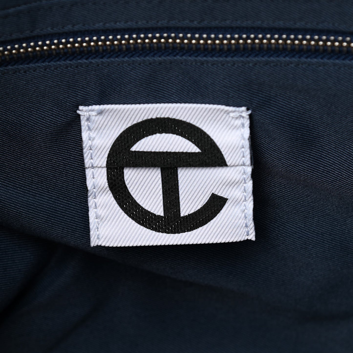 Vegan Leather Medium Shopping Bag Navy