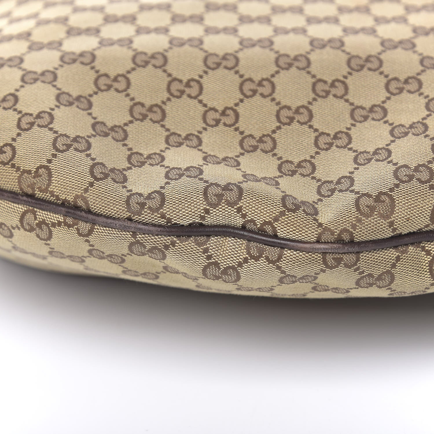 Gucci Monogram Large Wave Hobo Dark Brown 10 of 15
