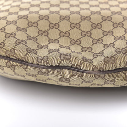 Gucci Monogram Large Wave Hobo Dark Brown 10 of 15
