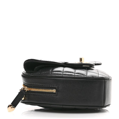 Chanel Lambskin Quilted CC In Love Heart Bag Black 4 of 10