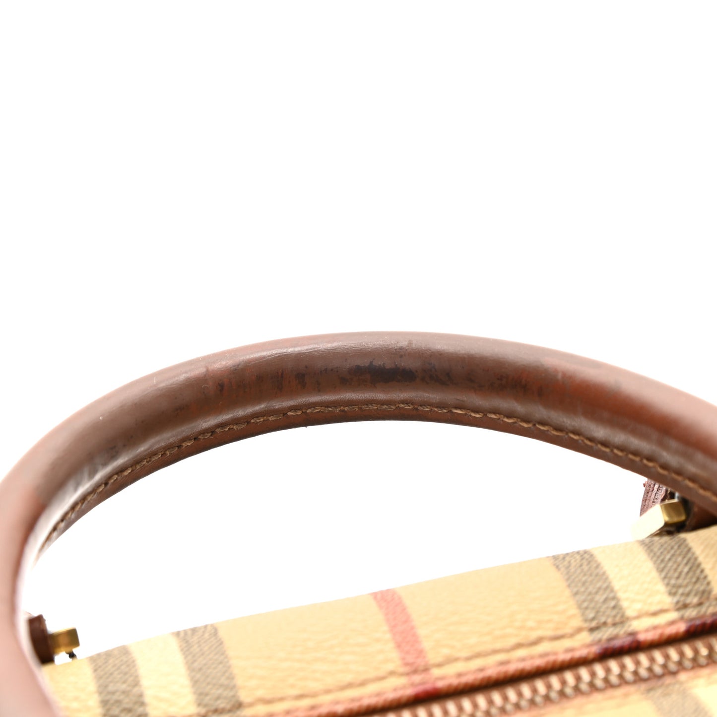 Haymarket Check Satchel Brown