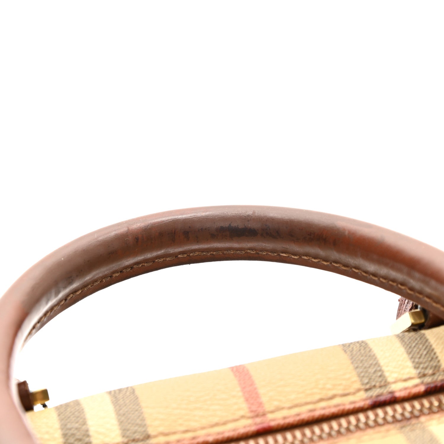 Burberry Haymarket Check Satchel Brown 12 of 12