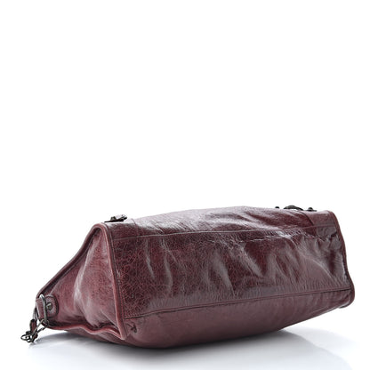 Balenciaga Agneau Classic Hardware City Dark Wine 4 of 16