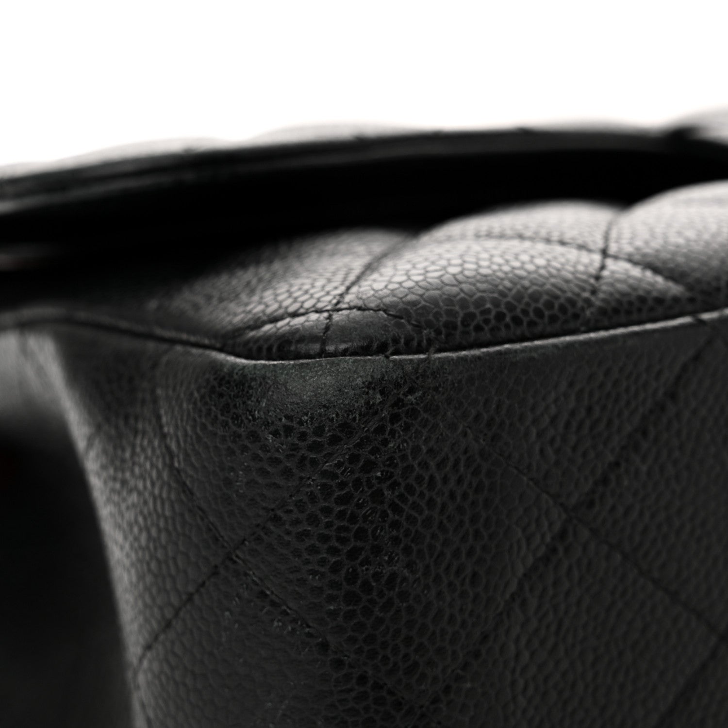 Chanel Caviar Quilted Jumbo Double Flap Black 16 of 21