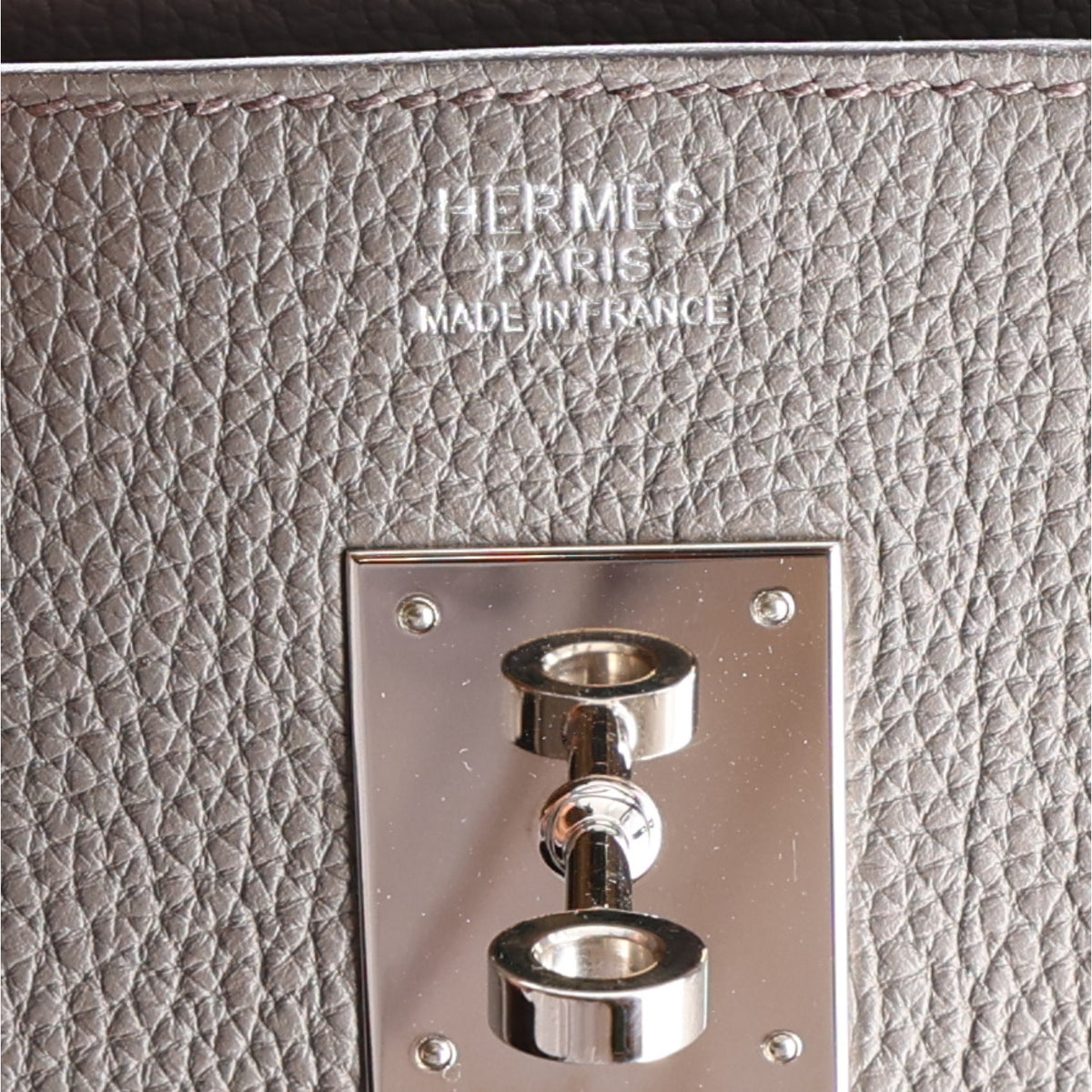 Hermes Togo Birkin 30 Etain 6 of 10