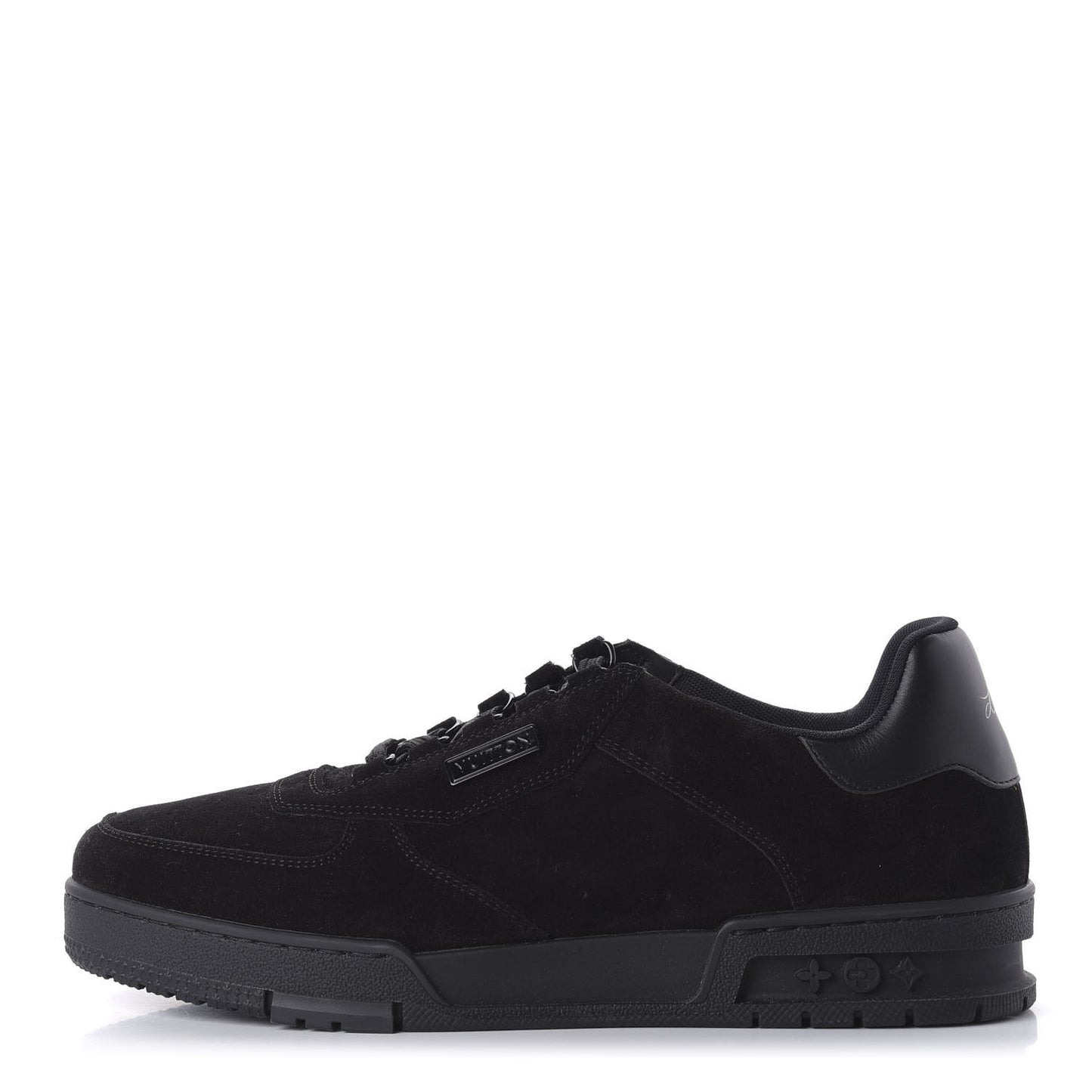 Suede Uniform Sneakers 8.5 Black