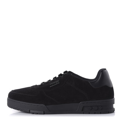 Louis Vuitton Suede Uniform Sneakers 8.5 Black 1 of 8