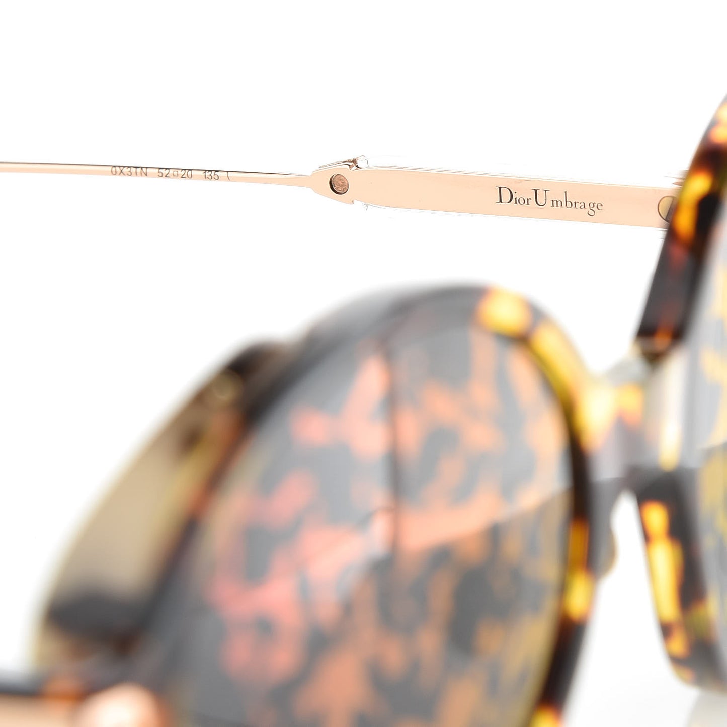 Acetate Leaf Print Umbrage Round Sunglasses Pink Foliage
