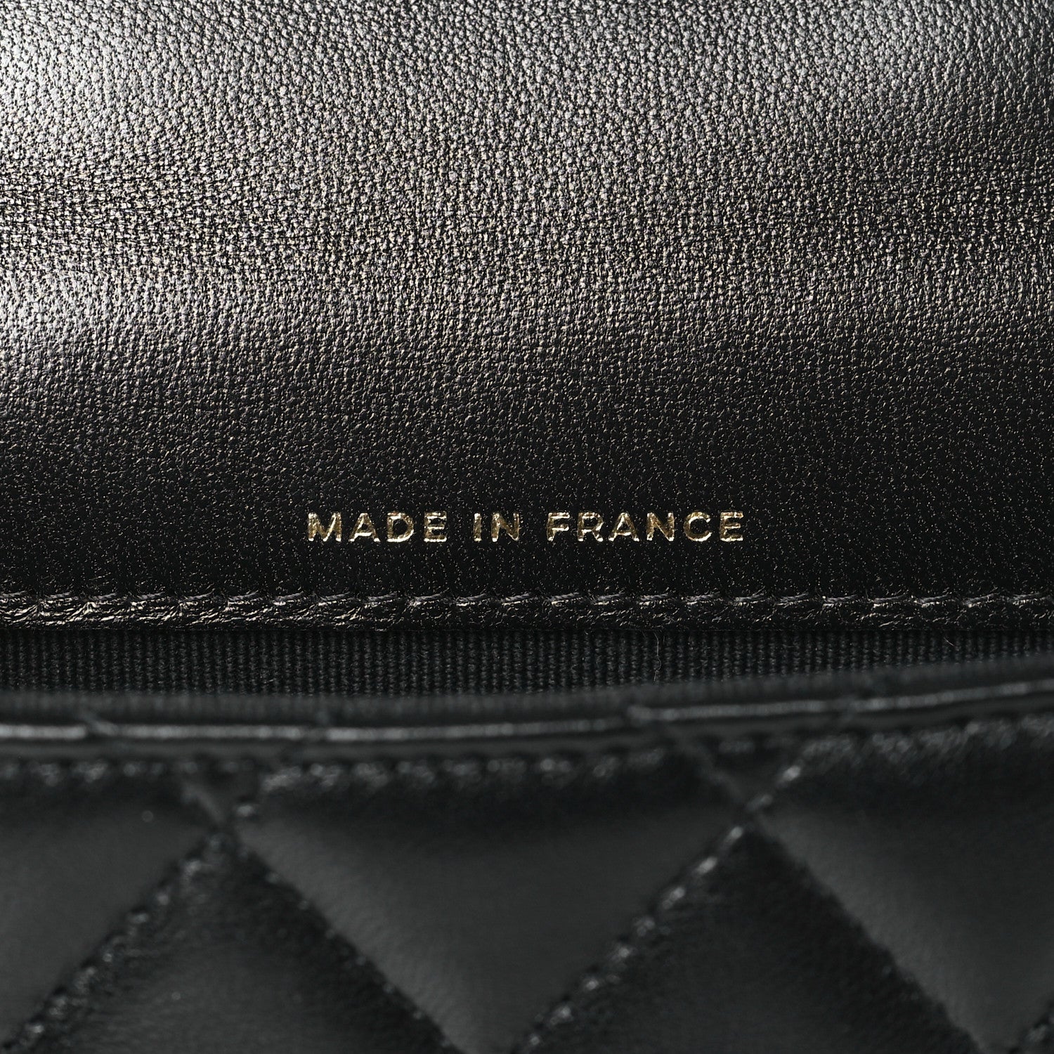 Chanel Lambskin Quilted Top Handle Flap Coin Purse With Chain Black 7 of 12