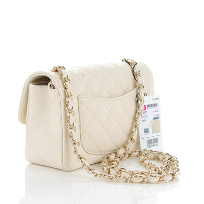 Chanel Caviar Quilted Mini Rectangular Flap White 3 of 8