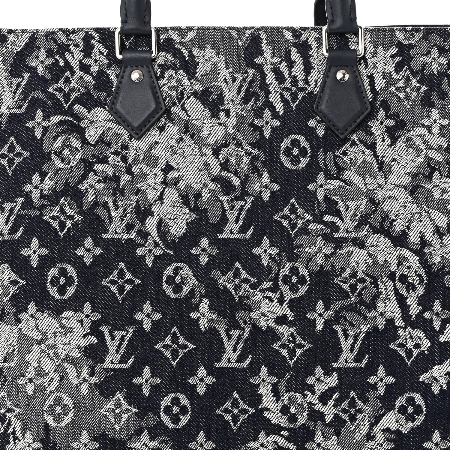 Louis Vuitton Monogram Tapestry Grand Sac Bleu 8 of 10