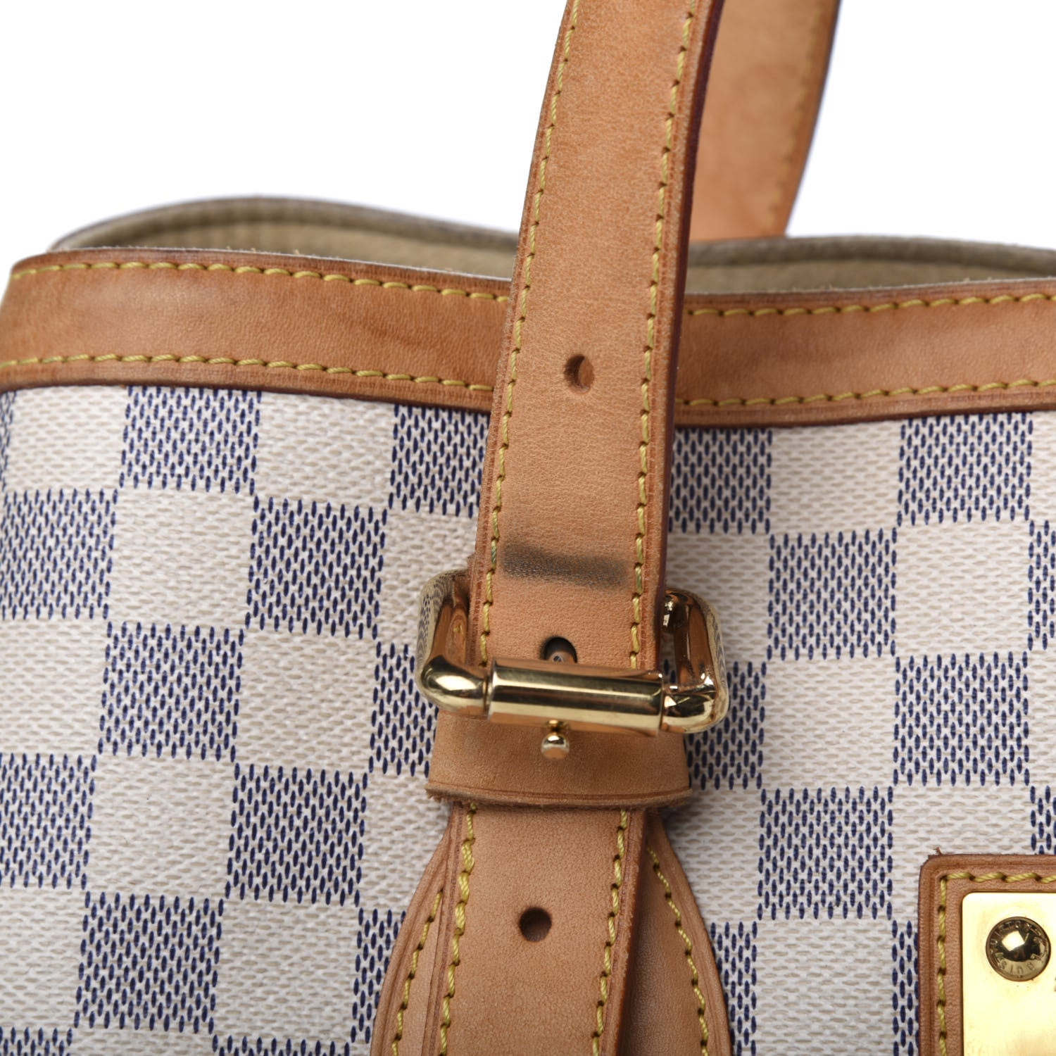 Louis Vuitton Damier Azur Hampstead MM 11 of 19