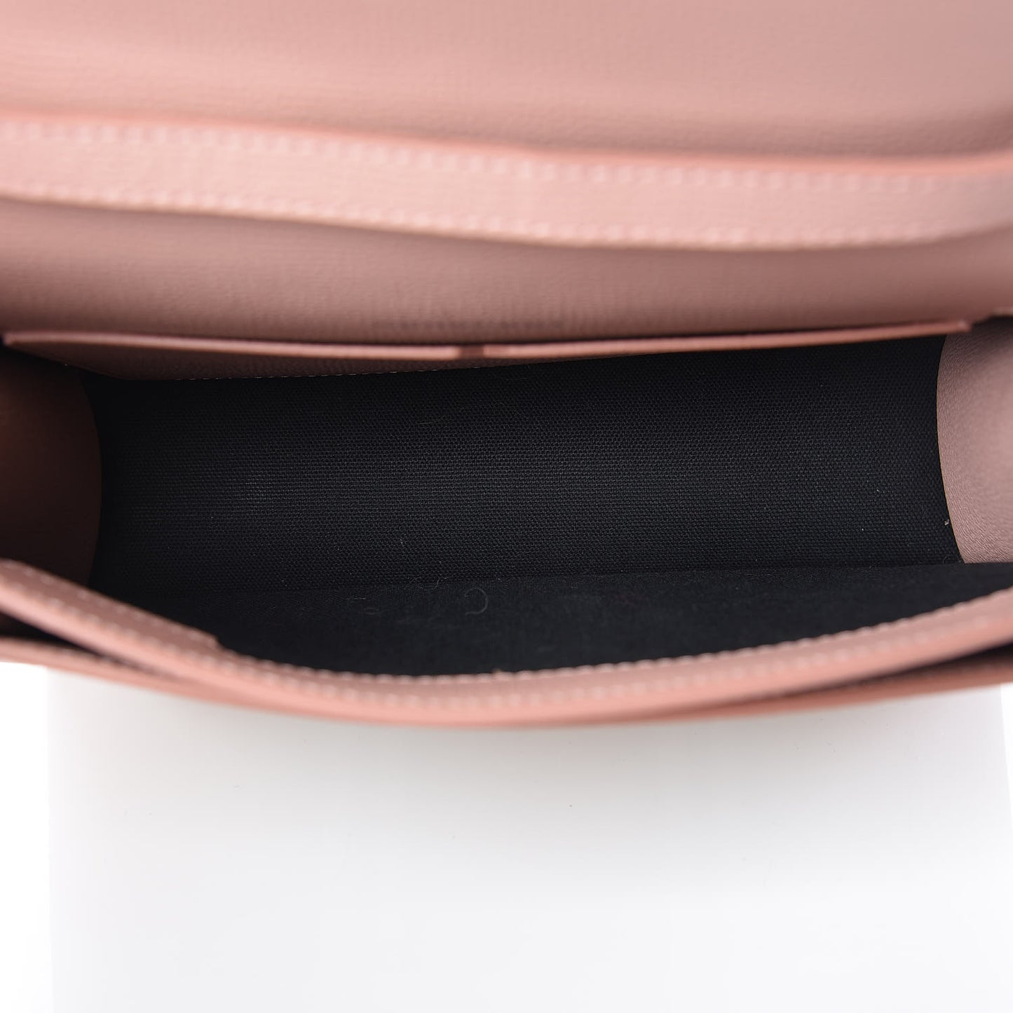 Grainy Calfskin Vintage Check Small Macken Crossbody Bag Ash Rose