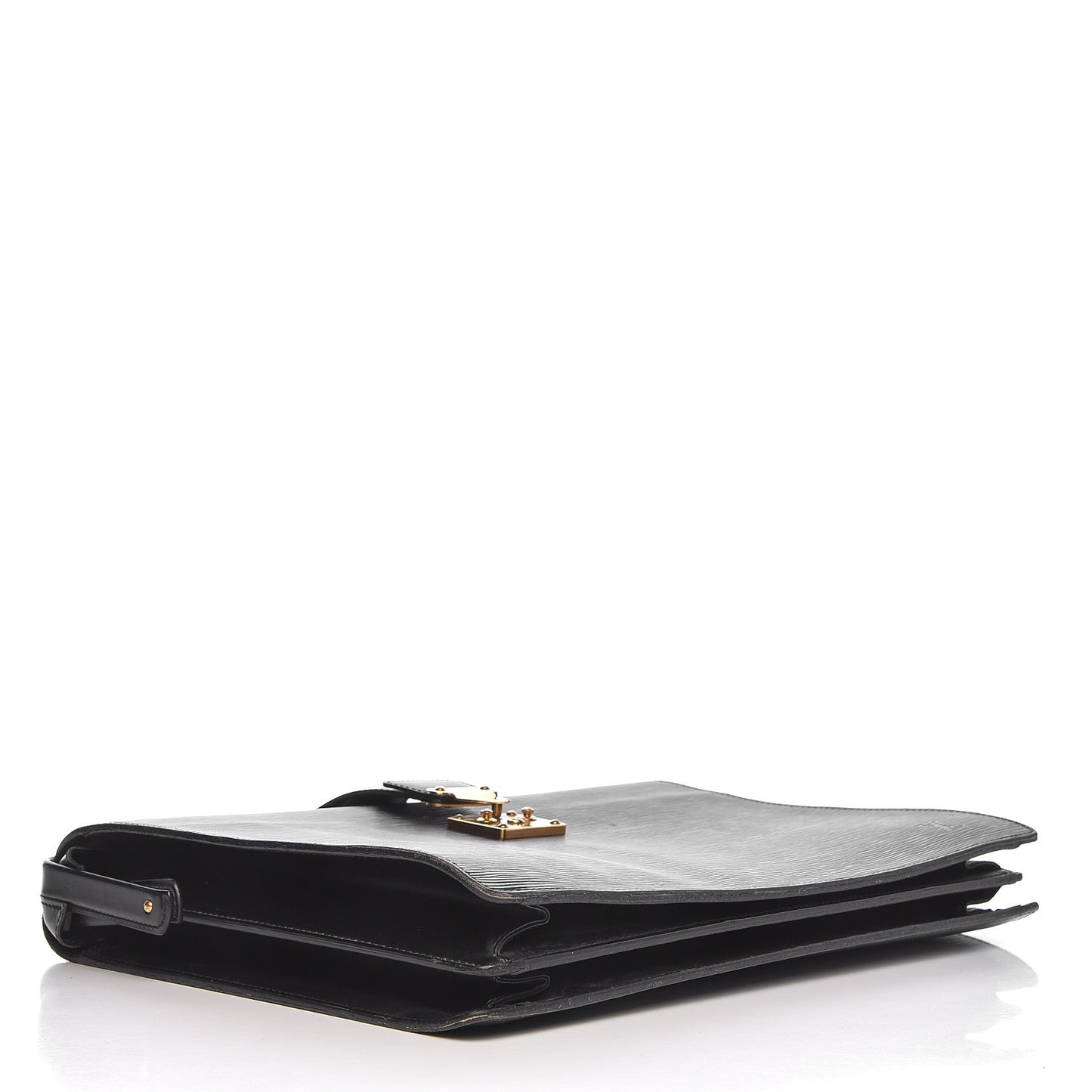 Epi Serviette Fermoir Briefcase Black