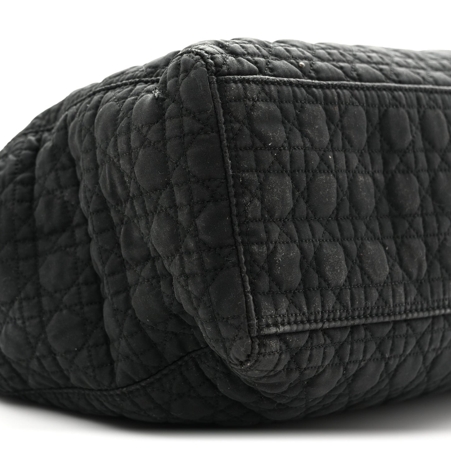 Nylon Cannage Large Lady Dior Black