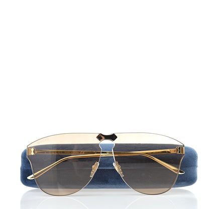 Gucci Rimless Sunglasses GG0354S Gold 8 of 8