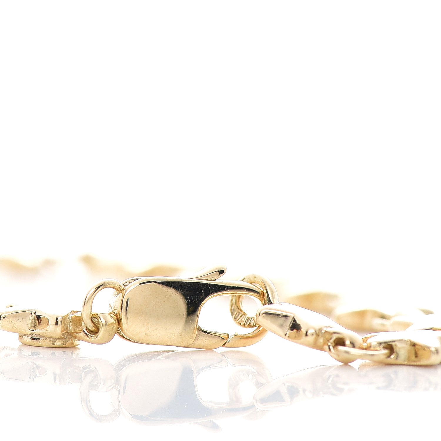 Tiffany 18K Yellow Gold Chain of Stars Bracelet 4 of 6