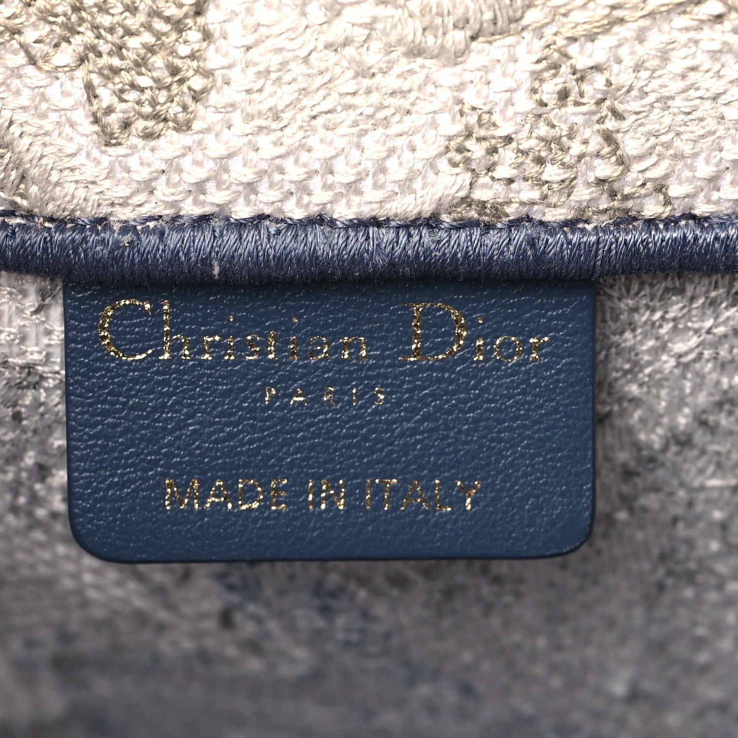 Christian Dior Gradient Canvas Embroidered Large Dioriviera Toile De Jouy Book Tote Blue 6 of 10