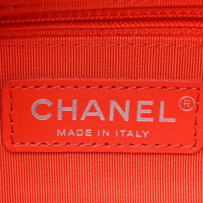 Chanel Aged Calfskin Quilted Small Gabrielle Hobo Red 6 of 10