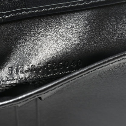 Gucci Plutone Calfskin Logo Bi-Fold Wallet Black 7 of 7