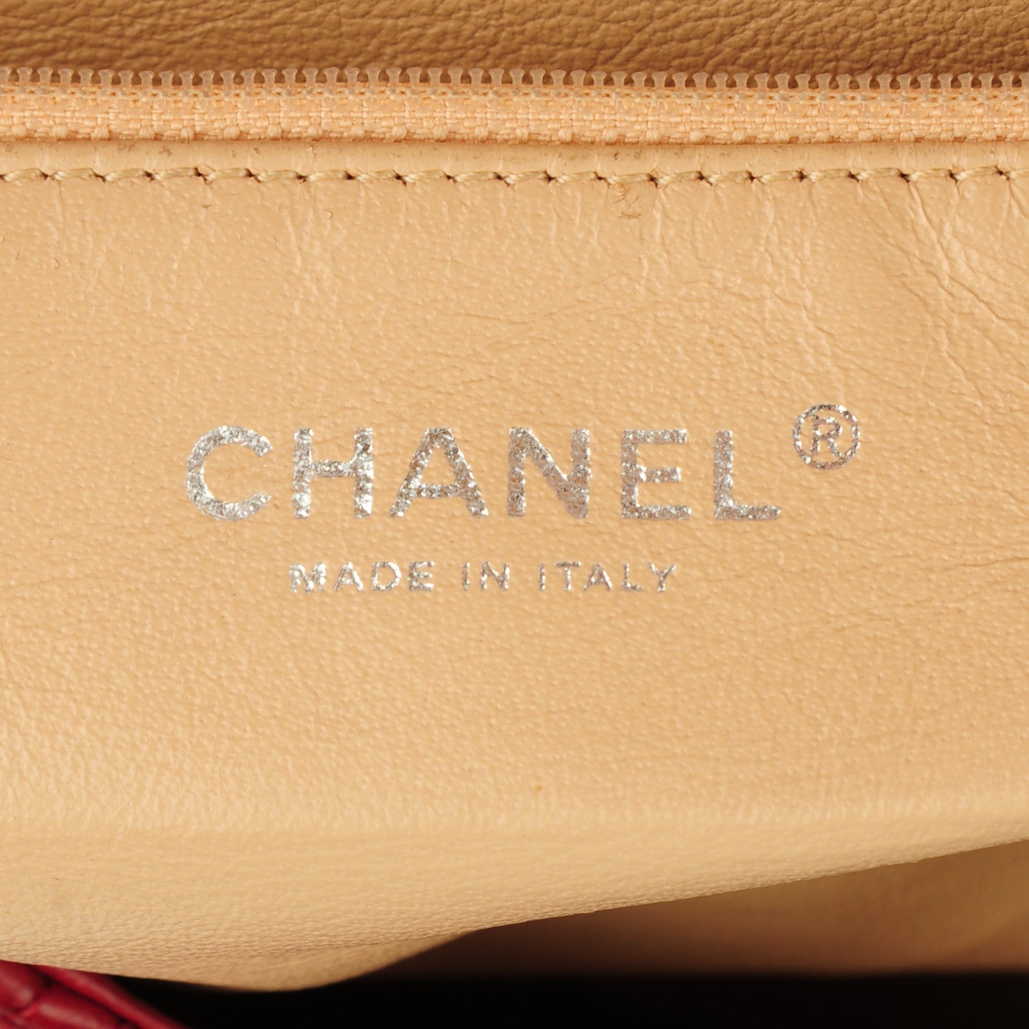 Chanel Calfskin Large East West Modern Chain Tote Red 7 of 8