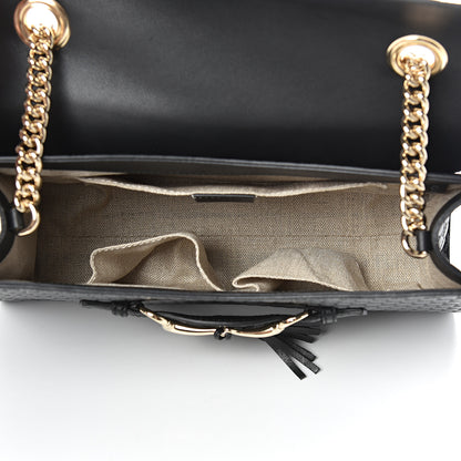 Gucci Microguccissima Medium Emily Chain Shoulder Bag Black 5 of 12