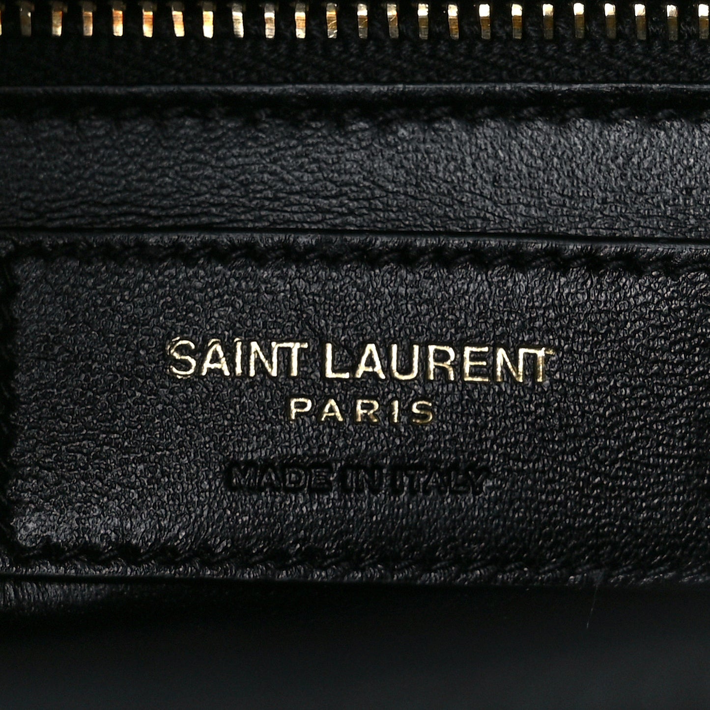 Shiny Calfskin Le Fermoir Top Handle Bag Small Black