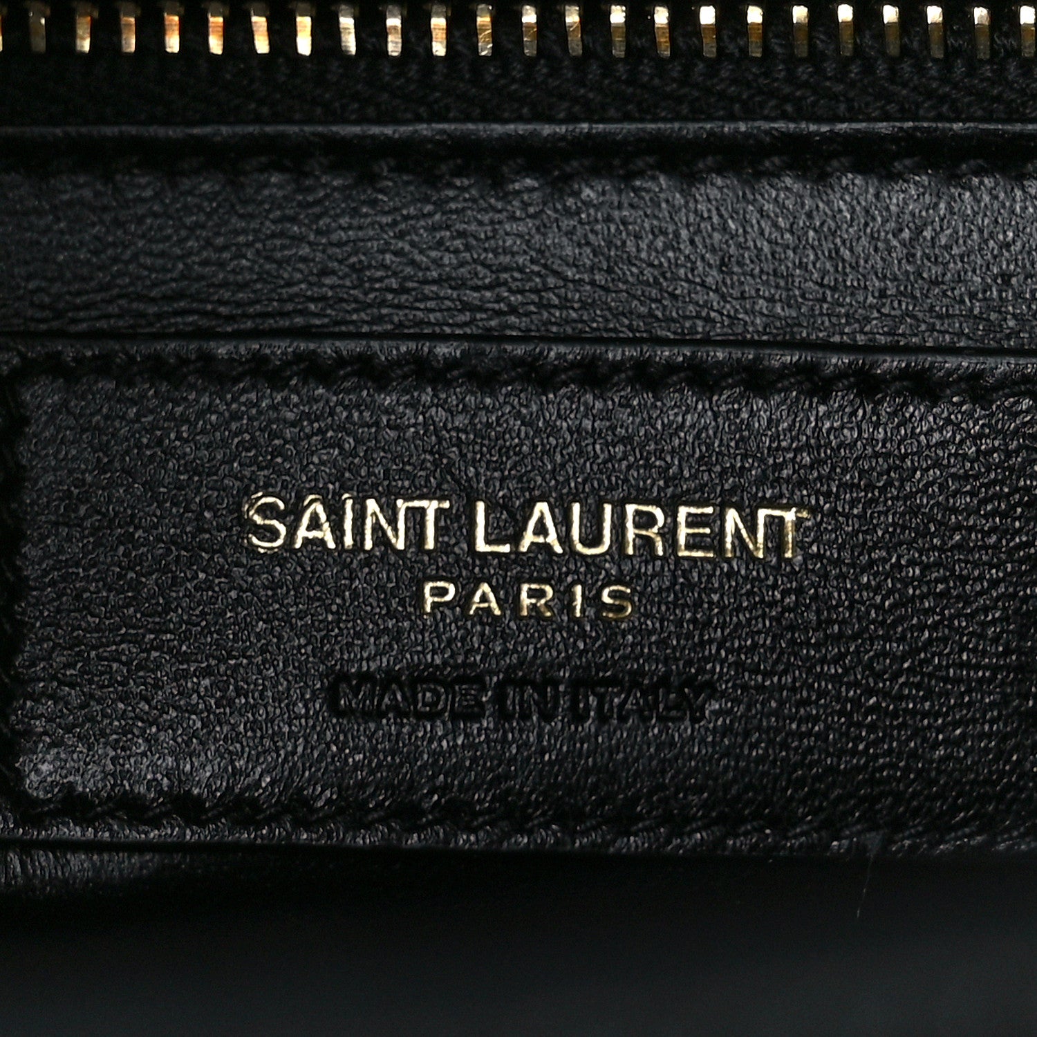 Saint Laurent Shiny Calfskin Le Fermoir Top Handle Bag Small Black 6 of 8