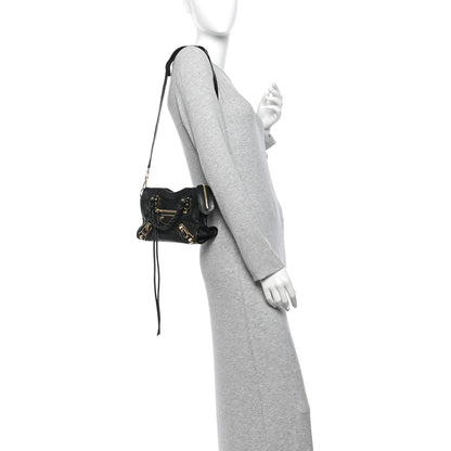 Balenciaga Chevre Gold Metallic Edge Hardware Mini City Black 2 of 10