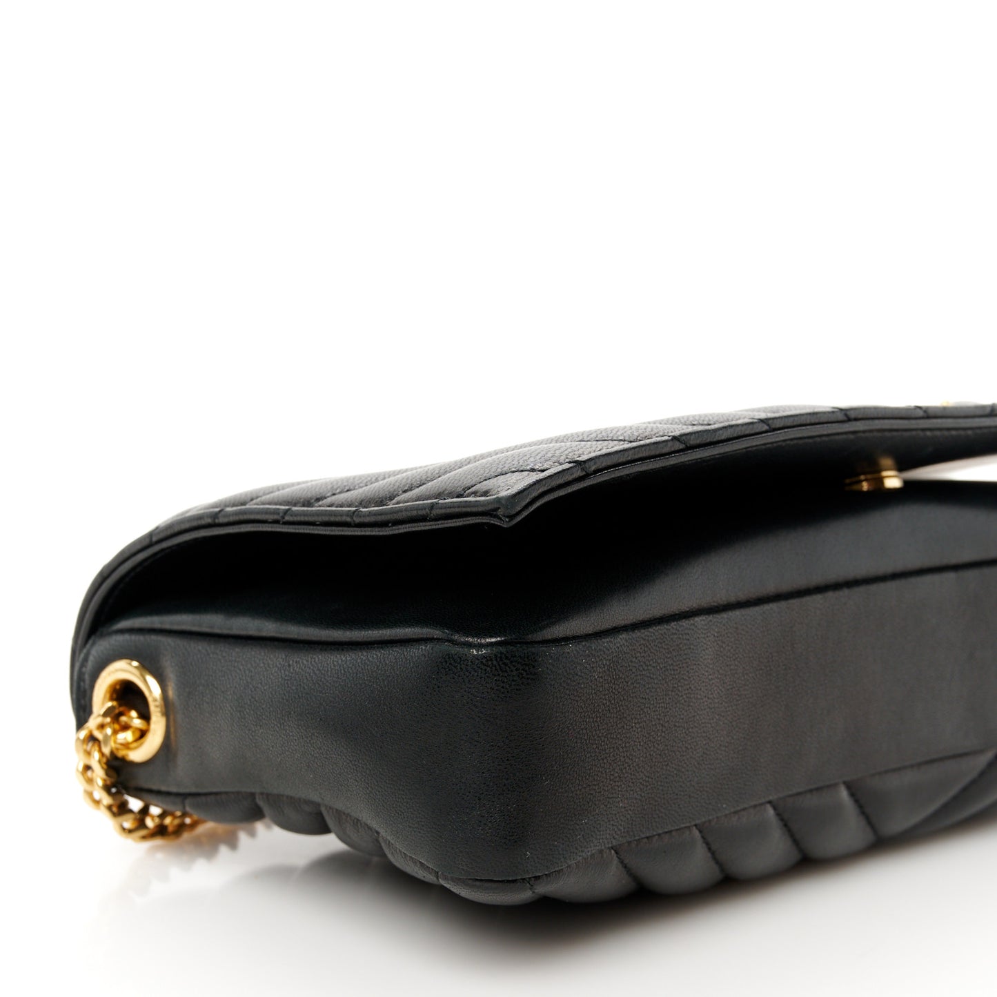 Lambskin Matelasse Monogram Kate 99 Black