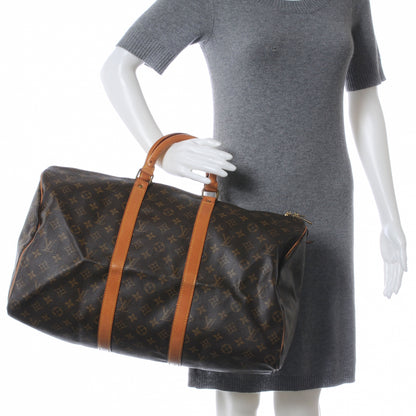 Louis Vuitton Monogram Keepall 50 Luggage 2 of 9