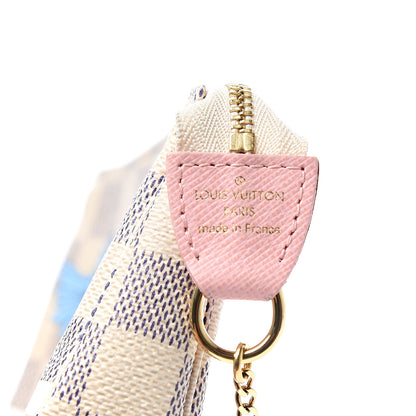 Louis Vuitton Damier Azur 2018 Christmas Animation Mini Pochette Accessories 4 of 5